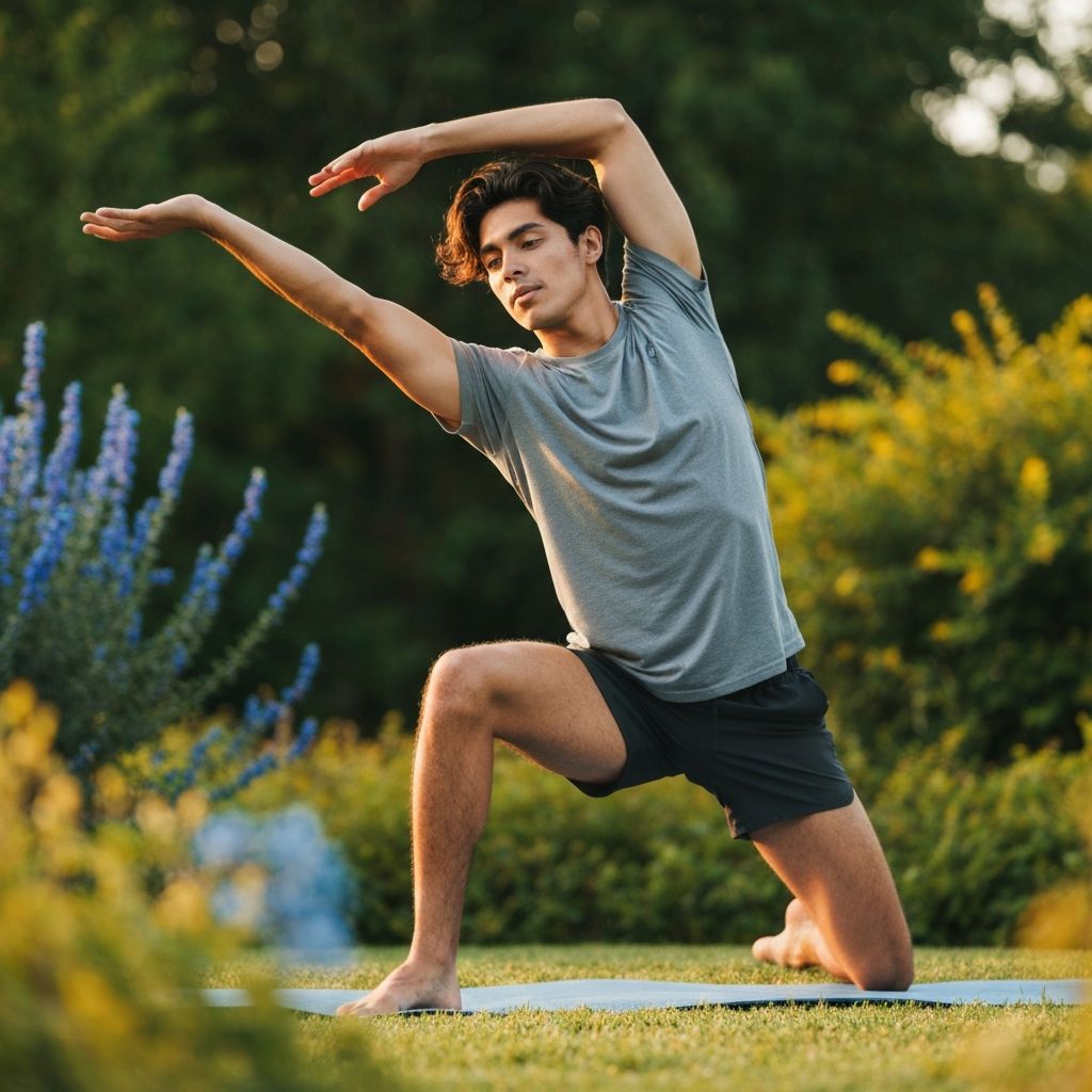 Healthy lifestyle - person enjoying outdoor activities